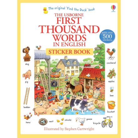 First Thousand Words in English Sticker Book