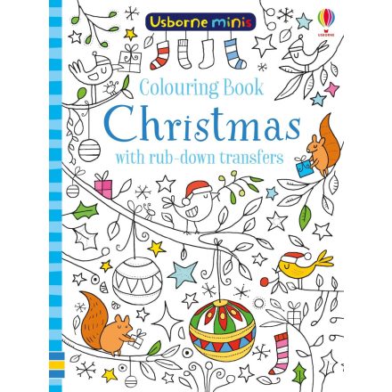 Colouring Book Christmas With Rub-Down Transfers