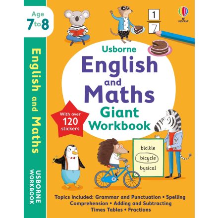 Usborne English and Maths Giant Workbook 7-8