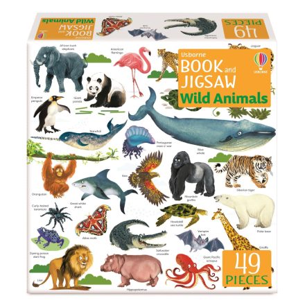 Wild Animals Book and Jigsaw 