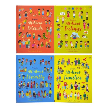 All About Series 4 Books Collection Set (Usborne My First Book)