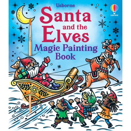 Santa and the Elves Magic Painting Book