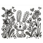 First Magic Painting I Love You Bunny