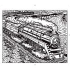 Trains Magic Painting Book 
